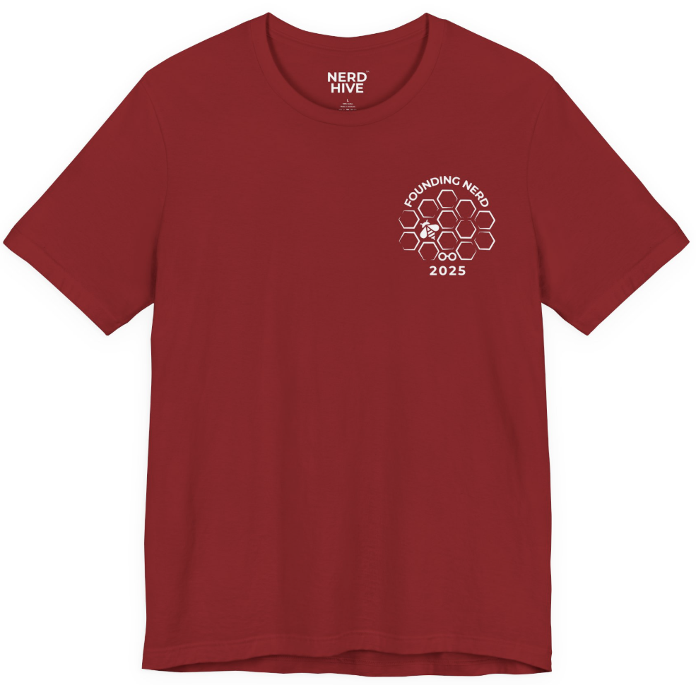 Nerd Hive Founding Nerd 2025 Limited Edition Tee
