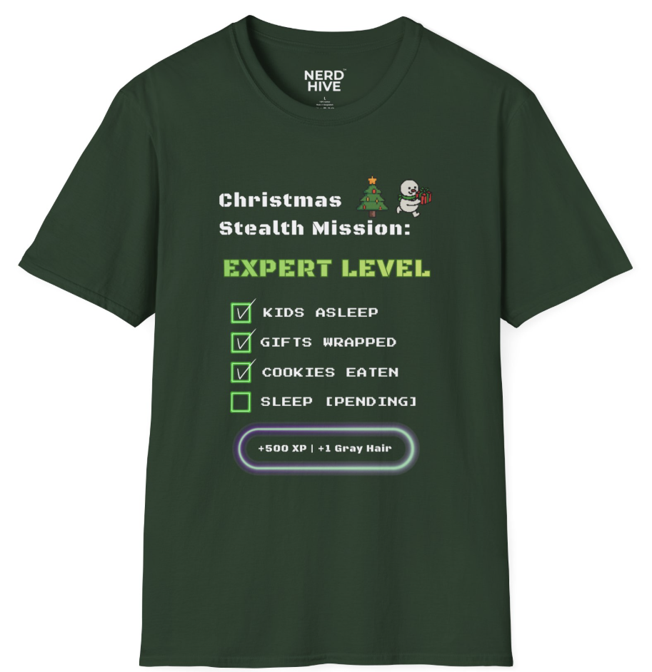 Christmas Stealth Mission Expert Level Shirt