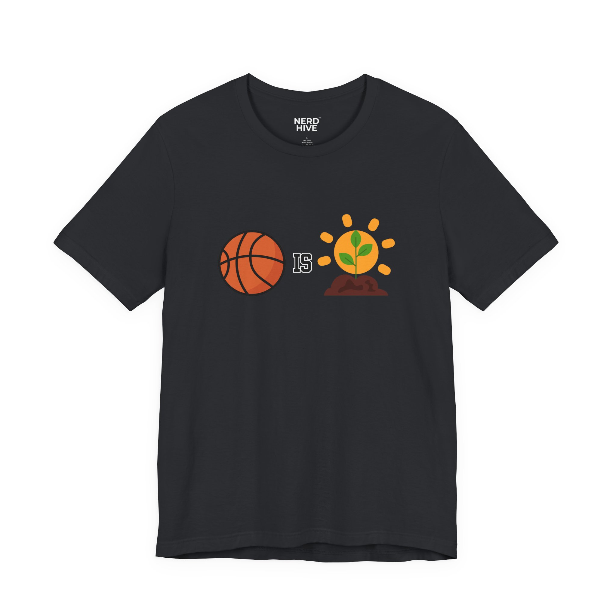 Sports Nerd shirt: Ball Is Life Basketball Obsessed Double-Sided Hooper Tee