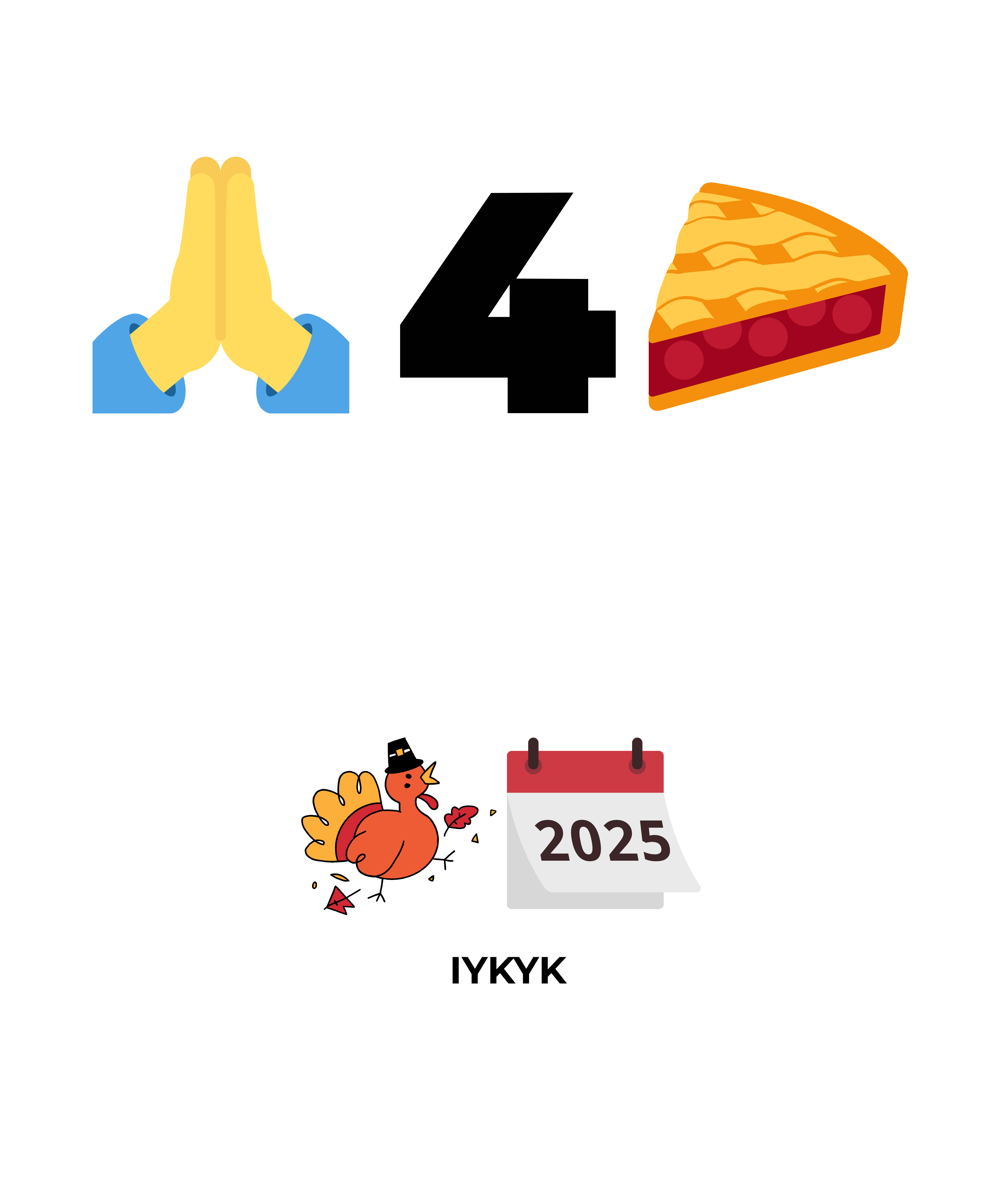 Thankful for Pie Emojism - Front
